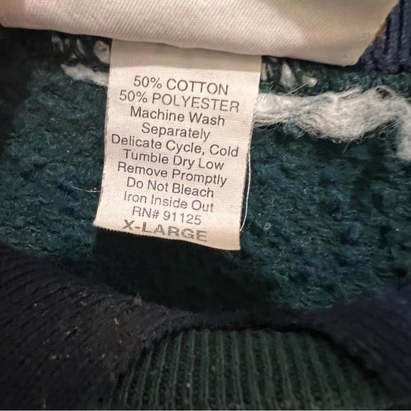 Vintage Golf Embroidery  Sweatshirt with Collar size XL - Picture 5 of 6